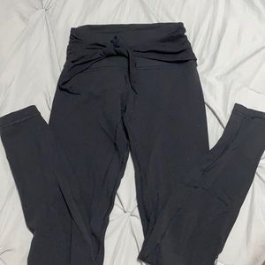 black lululemon align leggings wrap waist